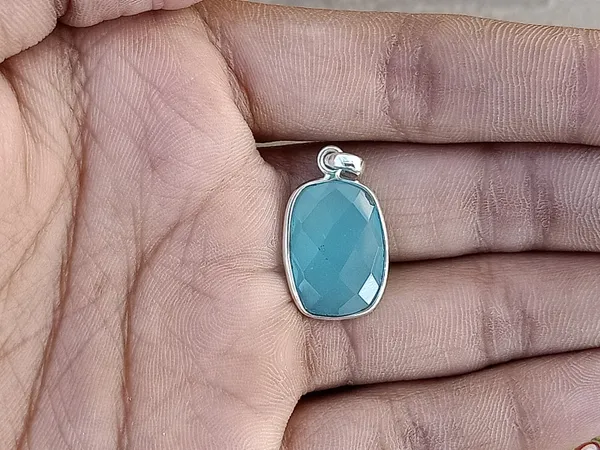 Silver_&_Blue_Sterling_Silver_925_Premium_&_Elegant_Boho_Pendant_For_Girls_&_Women