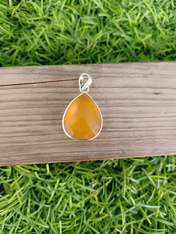 Silver_&_Yellow_Sterling_Silver_925_Premium_&_Elegant_Boho_Pendant_For_Girls_&_Women