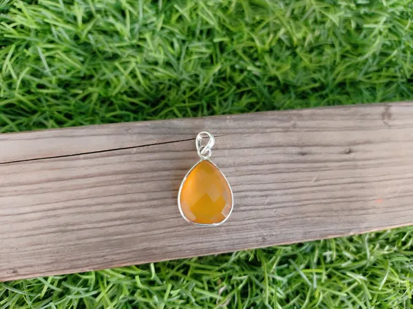 Silver_&_Yellow_Sterling_Silver_925_Premium_&_Elegant_Boho_Pendant_For_Girls_&_Women