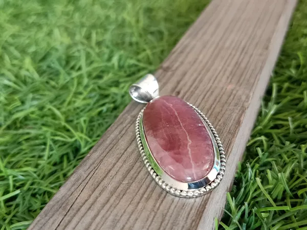 Silver_&_Pink_Sterling_Silver_925_Premium_&_Elegant_Boho_Pendant_For_Girls_&_Women