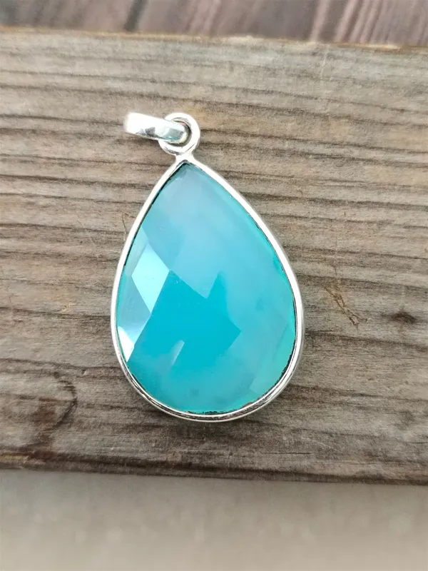 Silver_&_Blue_Sterling_Silver_925_Premium_&_Elegant_Boho_Necklace_For_Girls_&_Women