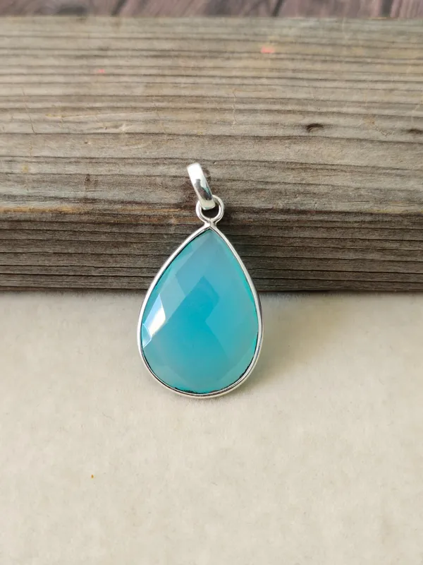 Silver_&_Blue_Sterling_Silver_925_Premium_&_Elegant_Boho_Necklace_For_Girls_&_Women