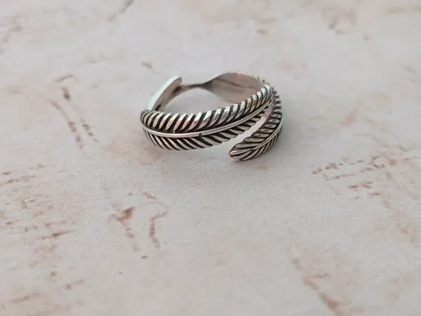 Silver_&_Silver_Sterling_Silver_925_Premium_&_Elegant_Boho_Ring_For_Girls_&_Women