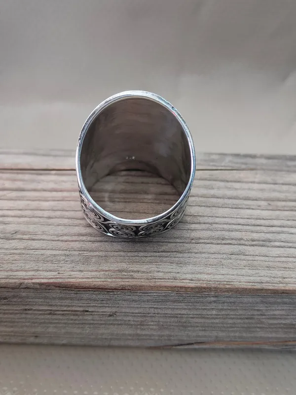 Silver_&_Silver_Sterling_Silver_925_Premium_&_Elegant_Boho_Ring_For_Girls_&_Women