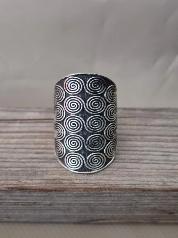 Silver_&_Silver_Sterling_Silver_925_Premium_&_Elegant_Boho_Ring_For_Girls_&_Women
