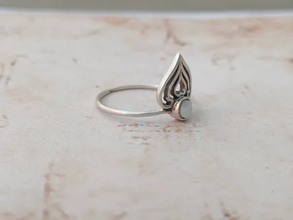 Silver_&_Silver_Sterling_Silver_925_Premium_&_Elegant_Boho_Ring_For_Girls_&_Women