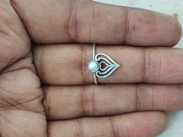 Silver_&_Silver_Sterling_Silver_925_Premium_&_Elegant_Boho_Ring_For_Girls_&_Women