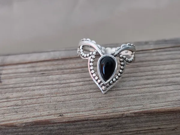 Silver_&_Silver_Sterling_Silver_925_Premium_&_Elegant_Boho_Ring_For_Girls_&_Women