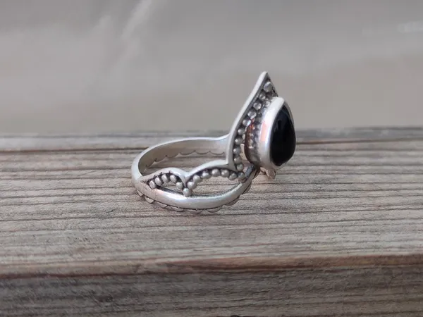 Silver_&_Silver_Sterling_Silver_925_Premium_&_Elegant_Boho_Ring_For_Girls_&_Women
