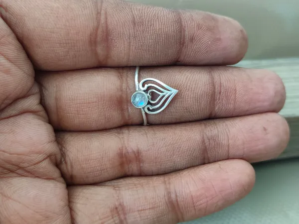 Silver_&_Silver_Sterling_Silver_925_Premium_&_Elegant_Boho_Ring_For_Girls_&_Women