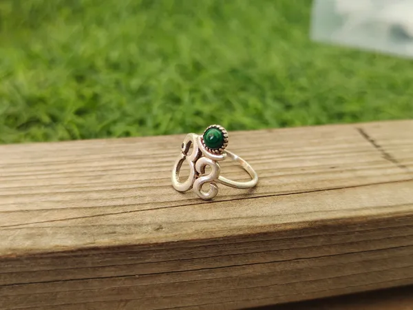Silver_&_Silver_Sterling_Silver_925_Premium_&_Elegant_Boho_Ring_For_Girls_&_Women
