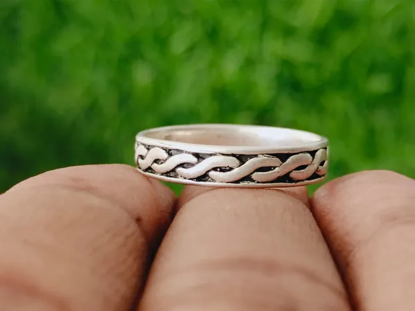 Silver_&_Silver_Sterling_Silver_925_Premium_&_Elegant_Boho_Ring_For_Girls_&_Women