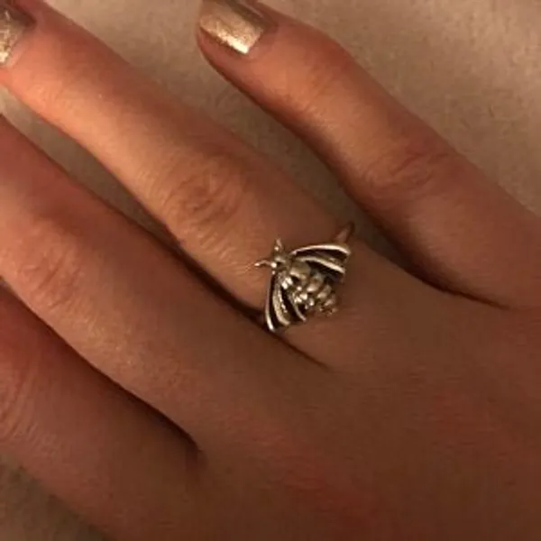 Silver_&_Silver_Sterling_Silver_925_Premium_&_Elegant_Boho_Ring_For_Girls_&_Women
