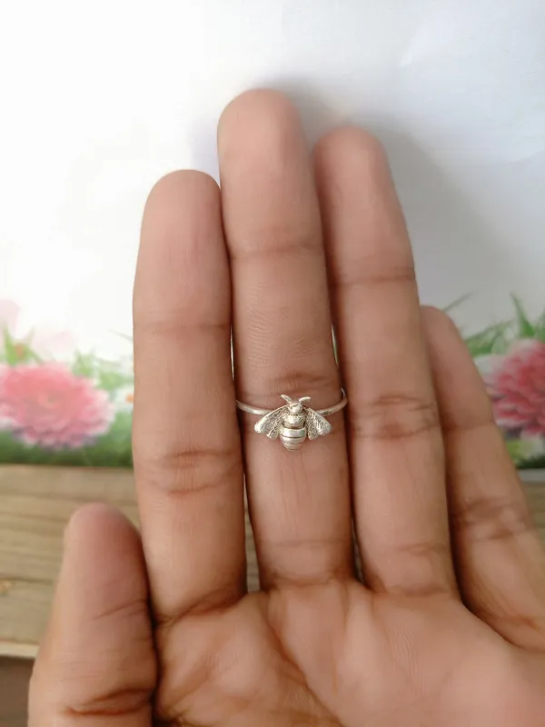 Silver_&_Silver_Sterling_Silver_925_Premium_&_Elegant_Boho_Ring_For_Girls_&_Women