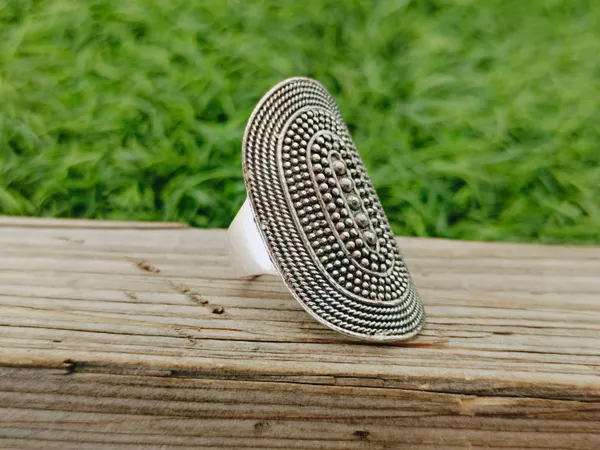 Silver_&_Silver_Sterling_Silver_925_Premium_&_Elegant_Boho_Ring_For_Girls_&_Women