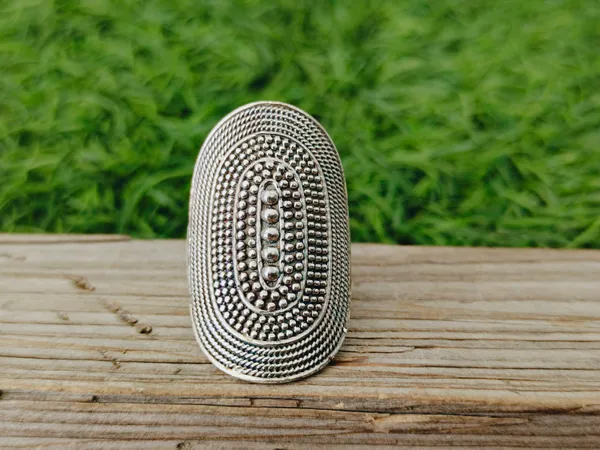 Silver_&_Silver_Sterling_Silver_925_Premium_&_Elegant_Boho_Ring_For_Girls_&_Women
