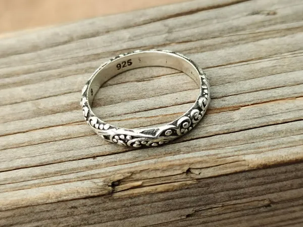 Silver_&_Silver_Sterling_Silver_925_Premium_&_Elegant_Boho_Ring_For_Girls_&_Women