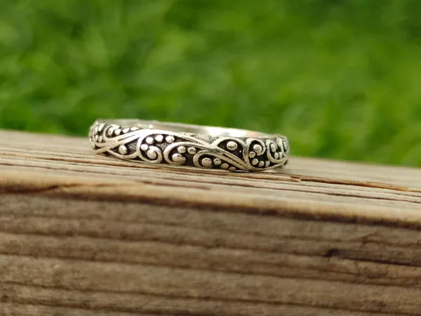 Silver_&_Silver_Sterling_Silver_925_Premium_&_Elegant_Boho_Ring_For_Girls_&_Women