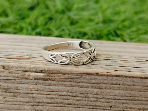 Silver_&_Silver_Sterling_Silver_925_Premium_&_Elegant_Boho_Ring_For_Girls_&_Women