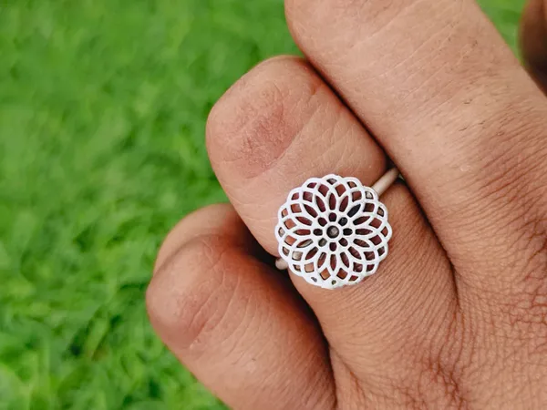 Silver_&_Silver_Sterling_Silver_925_Premium_&_Elegant_Boho_Ring_For_Girls_&_Women