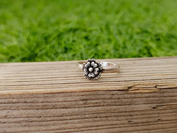 Silver_&_Silver_Sterling_Silver_925_Premium_&_Elegant_Boho_Ring_For_Girls_&_Women
