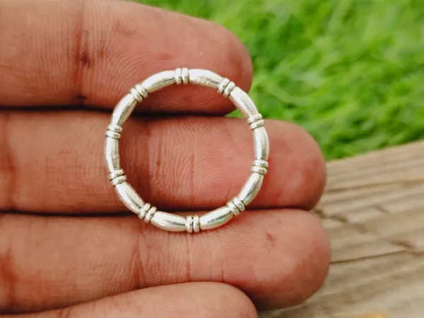 Silver_&_Silver_Sterling_Silver_925_Premium_&_Elegant_Boho_Ring_For_Girls_&_Women