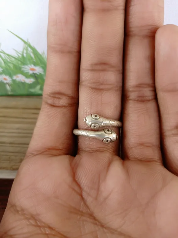 Silver_&_Silver_Sterling_Silver_925_Premium_&_Elegant_Boho_Ring_For_Girls_&_Women