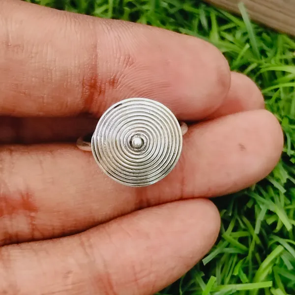 Silver_&_Silver_Sterling_Silver_925_Premium_&_Elegant_Boho_Ring_For_Girls_&_Women