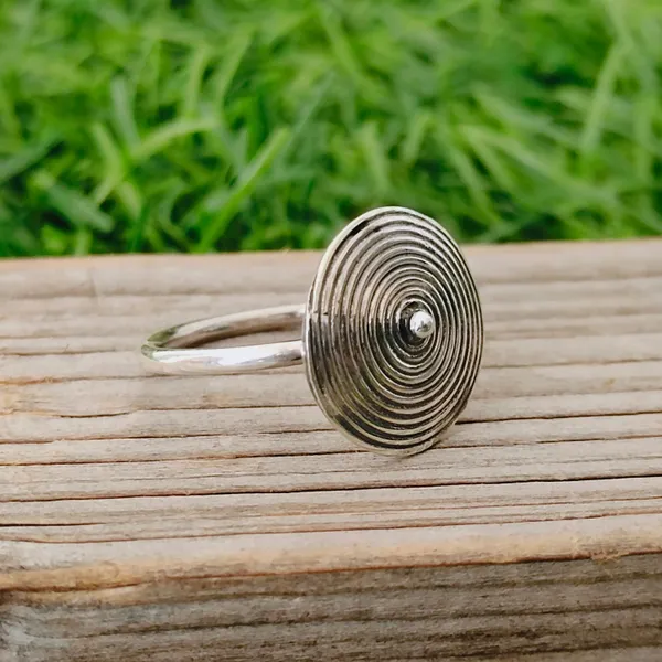 Silver_&_Silver_Sterling_Silver_925_Premium_&_Elegant_Boho_Ring_For_Girls_&_Women