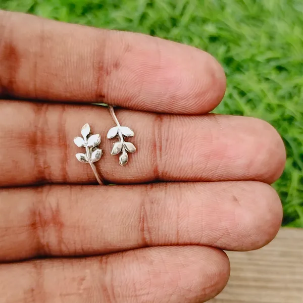 Silver_&_Silver_Sterling_Silver_925_Premium_&_Elegant_Boho_Ring_For_Girls_&_Women