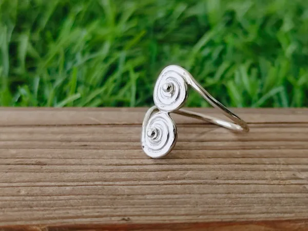 Silver_&_Silver_Sterling_Silver_925_Premium_&_Elegant_Boho_Ring_For_Girls_&_Women