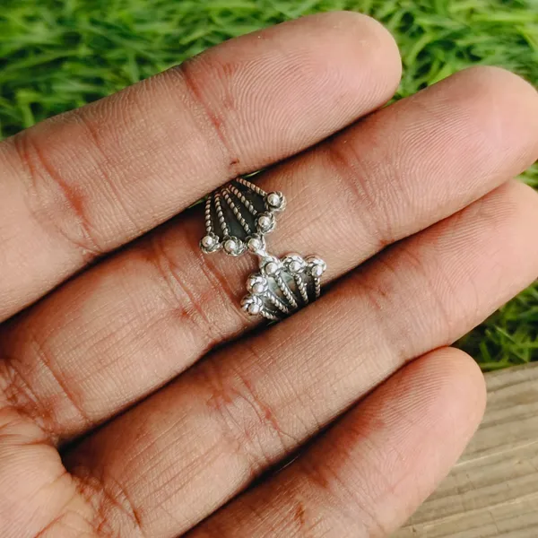 Silver_&_Silver_Sterling_Silver_925_Premium_&_Elegant_Boho_Ring_For_Girls_&_Women
