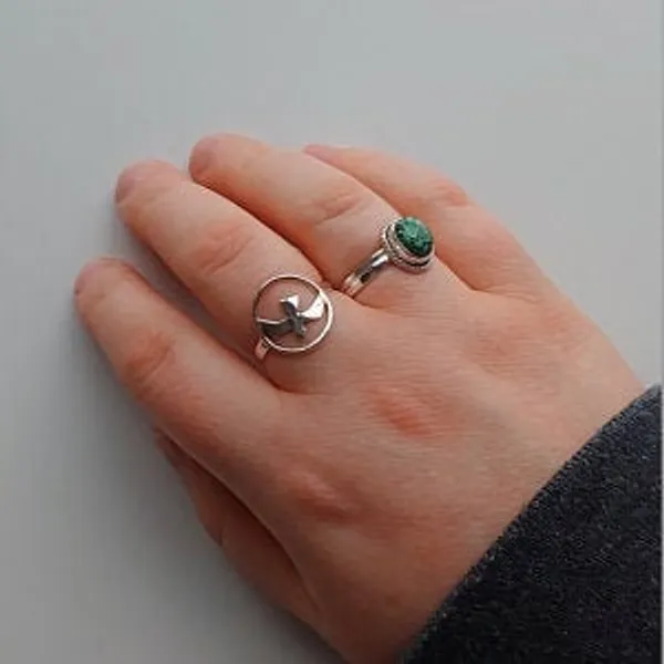 Silver_&_Silver_Sterling_Silver_925_Premium_&_Elegant_Boho_Ring_For_Girls_&_Women