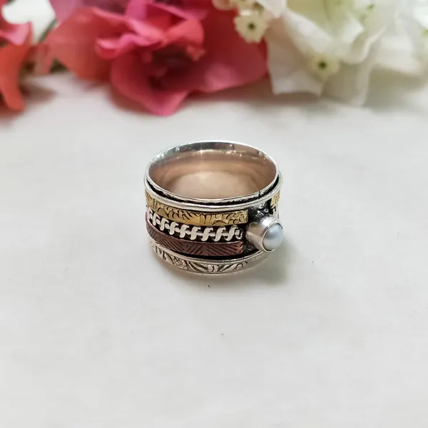 Silver_&_White_Sterling_Silver925_Premium_&_Elegant_Handmade_Ring_For_Girls_&_Women