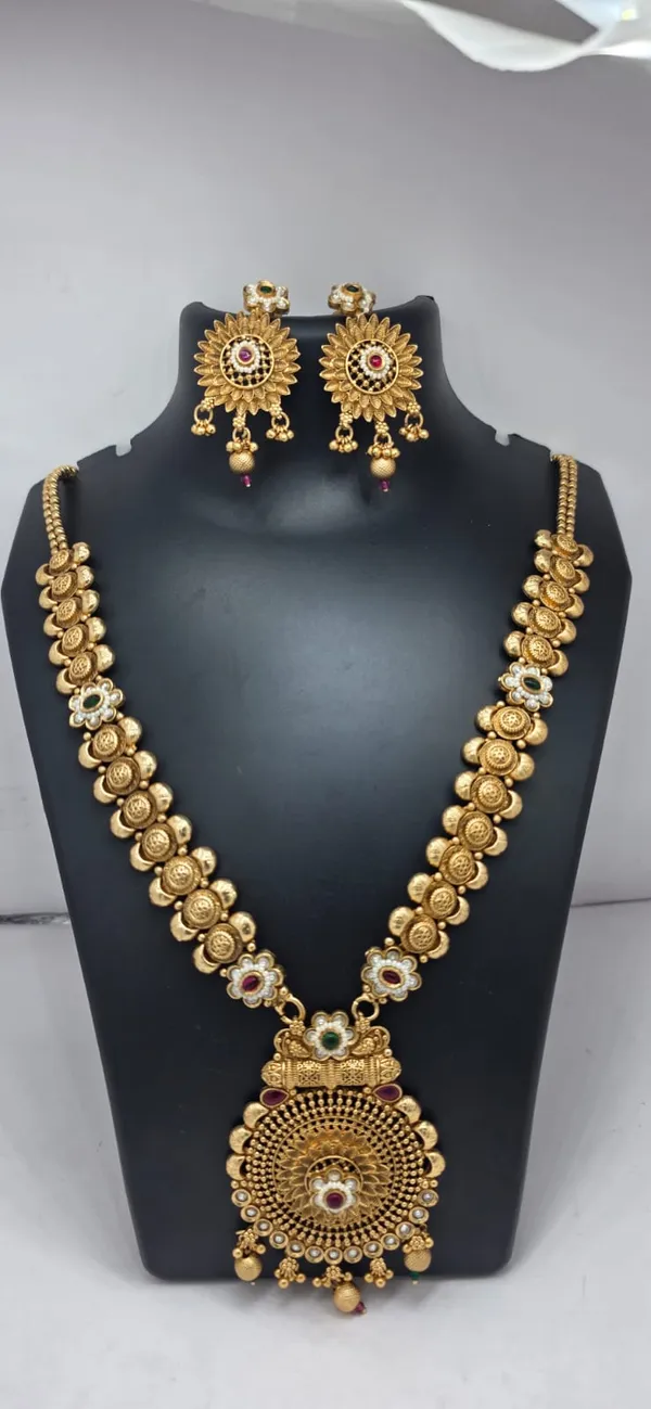 Multicolor_&_Golden_Brass_Premium_&_Elegant_Traditional_Rani_Haar_Traditional_Necklace_For_Women_&_Girls