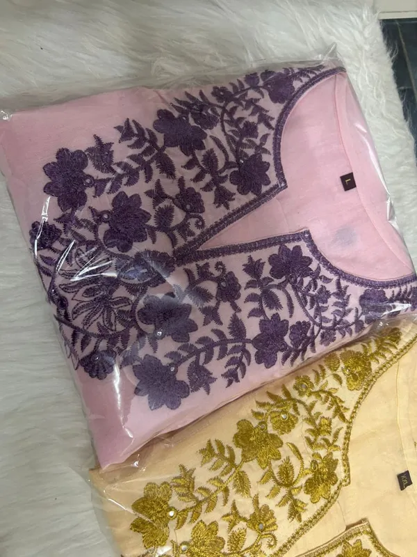 Pink_Khadi_Felx_Cotton_Intricate_Embroidery_Work_Kurta_Pant_&_Dupatta_For_Women_&_Girls