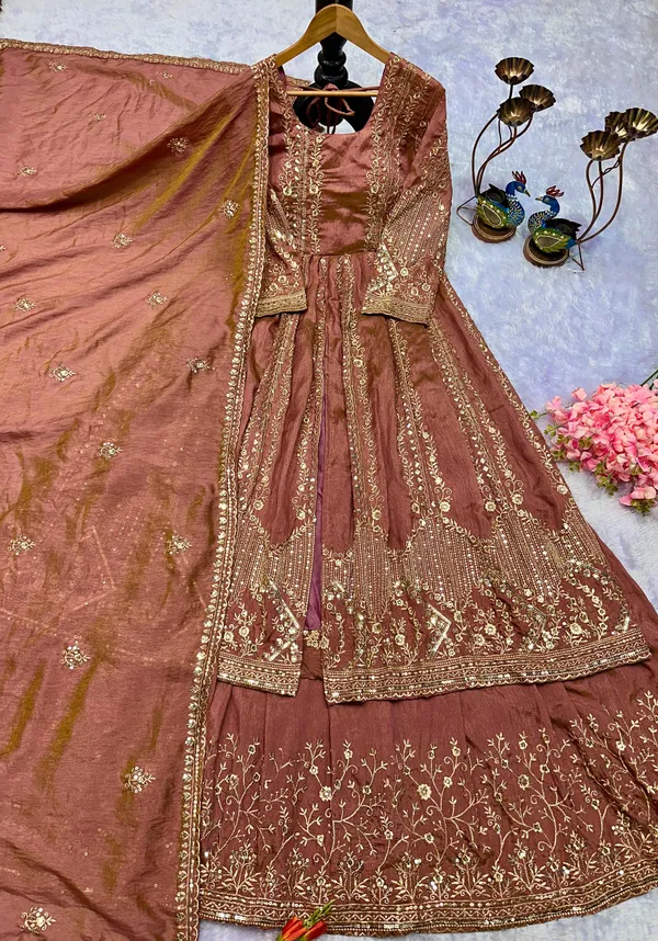 Dusty_Rose_Crunchy_Silk_Embroidered_Lehenga_Choli_For_Women