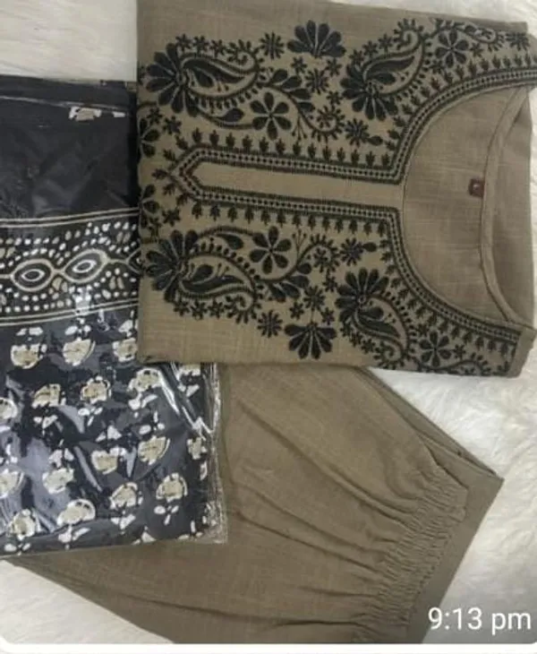 Off_White_Khadi_Silk_Lace_Work_Kurta_Pant_&_Dupatta_For_Women_&_Girls