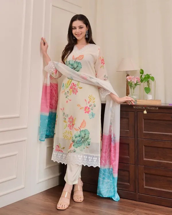 White_Chanderi_Silk_Zari_Print_with_Handwork_Kurta_Set_for_Women_&_Girls