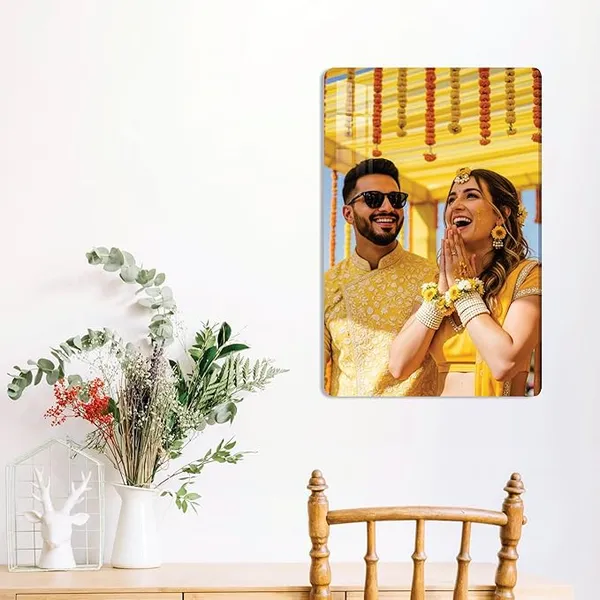 Multicolor_Personalized_Clear_Acrylic_Wall_Mount_Frameless_Rectangular_Picture_Photo/Poster_Frame_For_Anniversary,_Birthday,_Special_Moment_(12X_8X_0.19_Inch)