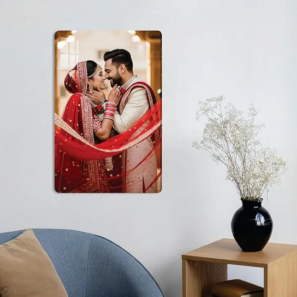 Multicolor_Personalized_Clear_Acrylic_Wall_Mount_Frameless_Rectangular_Picture_Photo/Poster_Frame_For_Anniversary,_Birthday,_Special_Moment_(12X_8X_0.19_Inch)
