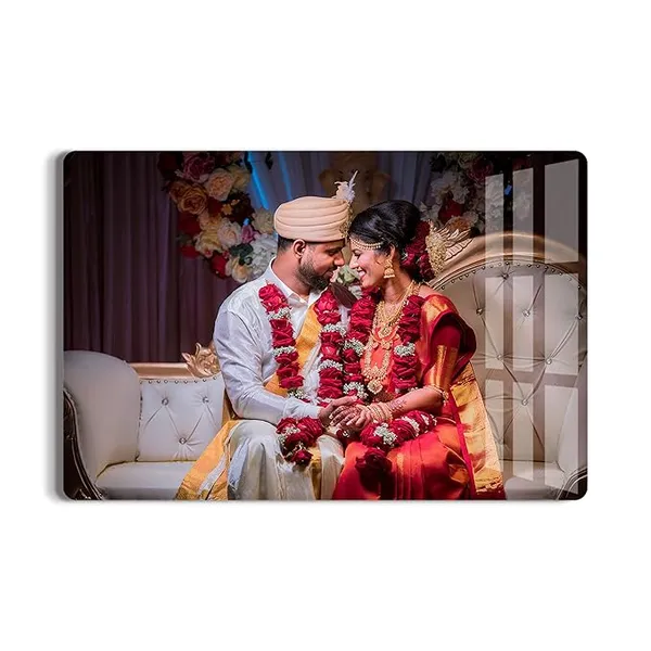 Multicolor_Personalized_Clear_Acrylic_Wall_Mount_Frameless_Rectangular_Picture_Photo/Poster_Frame_For_Anniversary,_Birthday,_Special_Moment_(12X_8X_0.19_Inch)