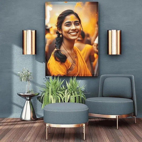 Multicolor_Personalized_Clear_Acrylic_Wall_Mount_Frameless_Rectangular_Picture_Photo/Poster_Frame_For_Anniversary,_Birthday,_Special_Moment_(12X_8X_0.19_Inch)