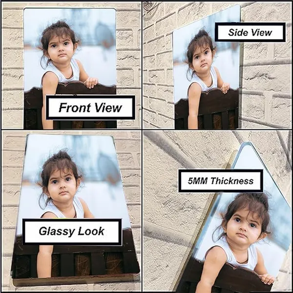 Multicolor_Personalized_Clear_Acrylic_Wall_Mount_Frameless_Rectangular_Picture_Photo/Poster_Frame_For_Anniversary,_Birthday,_Special_Moment_(12X_8X_0.19_Inch)