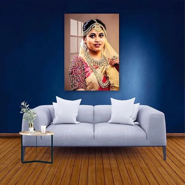 Multicolor_Personalized_Clear_Acrylic_Wall_Mount_Frameless_Rectangular_Picture_Photo/Poster_Frame_For_Anniversary,_Birthday,_Special_Moment_(12X_8X_0.19_Inch)