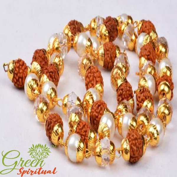 Green_Spiritual_Energized_Rudraksha_With_Pearl_Mala_Combination_R