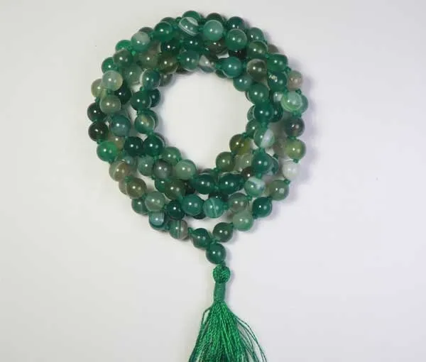Green_Spiritual_Green_Agate_Stone_Mala_108_Beads_Brass_Plated_B