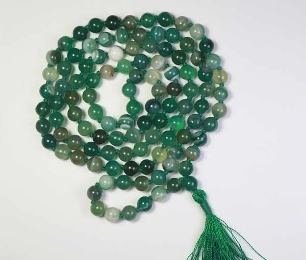 Green_Spiritual_Green_Agate_Stone_Mala_108_Beads_Brass_Plated_B