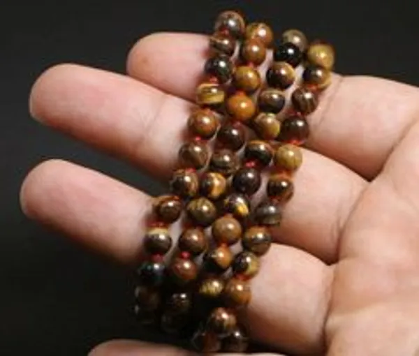 Green_Spiritual_Tiger_S_Eye_Brass_Plated_Brass_Chain