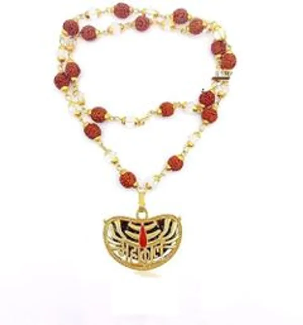 Mahakal_Locket_With_Rudraksha_Crystel_Mala_Sacred_Symbol_Of_Power_Protection_Gold_Plated_Plated_Wood_Chain